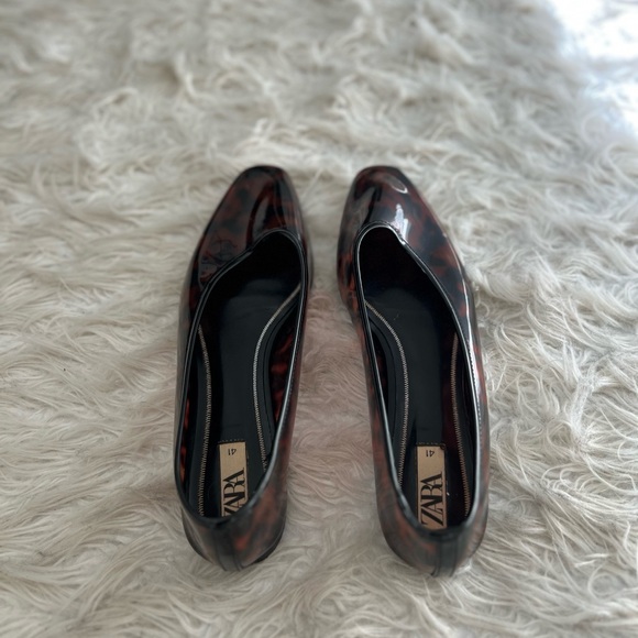 Zara Tortoiseshell Flats - Picture 5 of 5